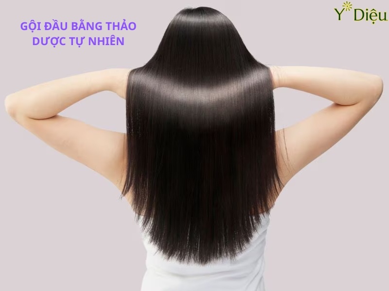Dầu gội nhuộm tóc thảo dược giúp tóc khỏe tự nhiên
