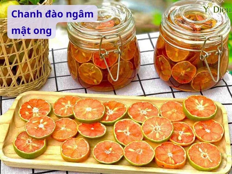 Tranh đào ngâm mật ong có thể làm giảm hoặc cắt cơn ho liên tục